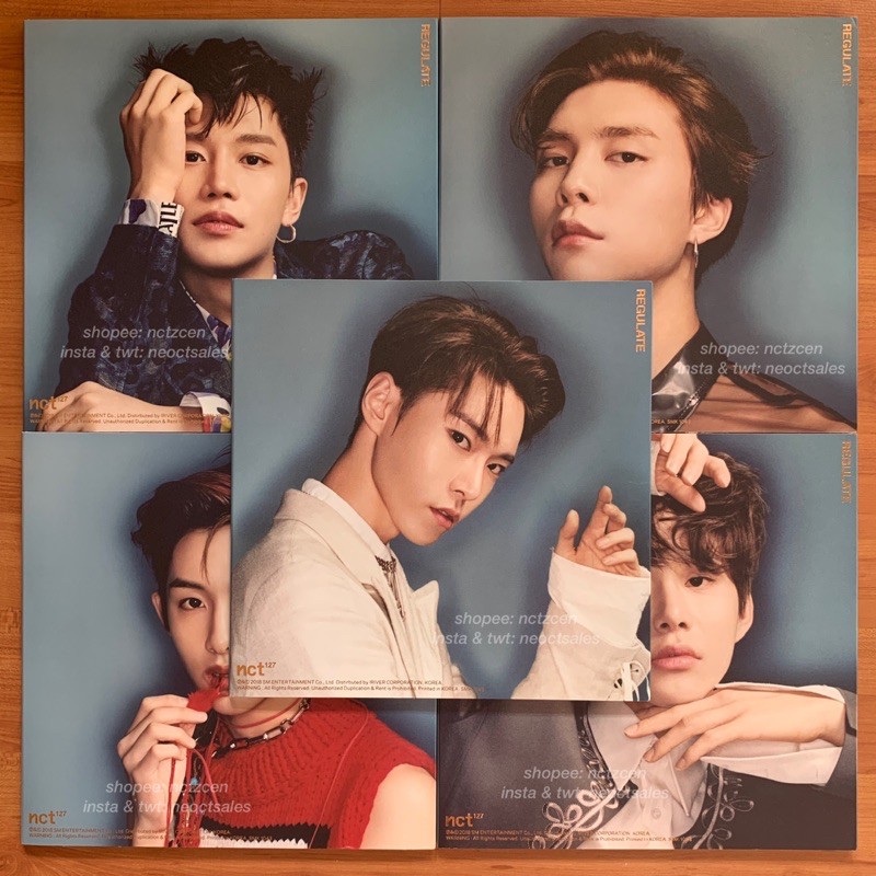 Nct 127 johnny regulate álbum shops with taeil photocard