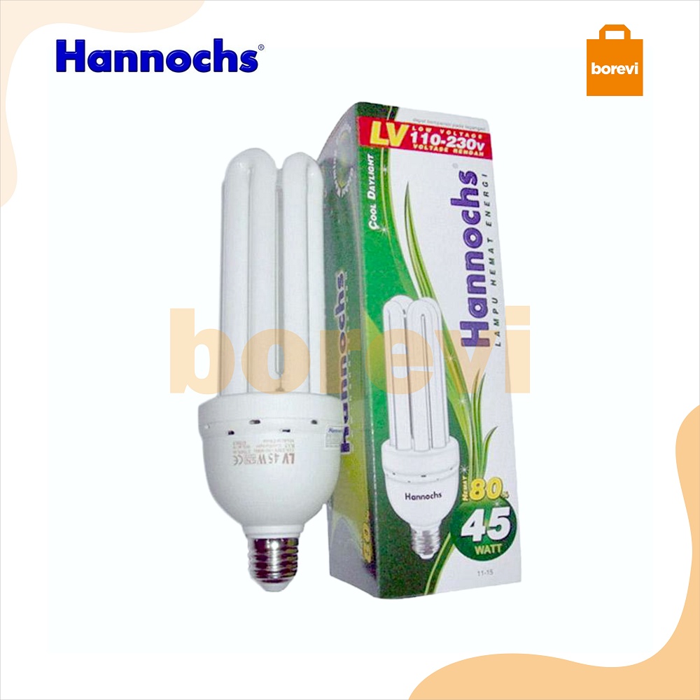 Jual LAMPU HANNOCHS ESSENTIAL GREEN 4U 45 WATT - BOHLAM PUTIH 45W ...