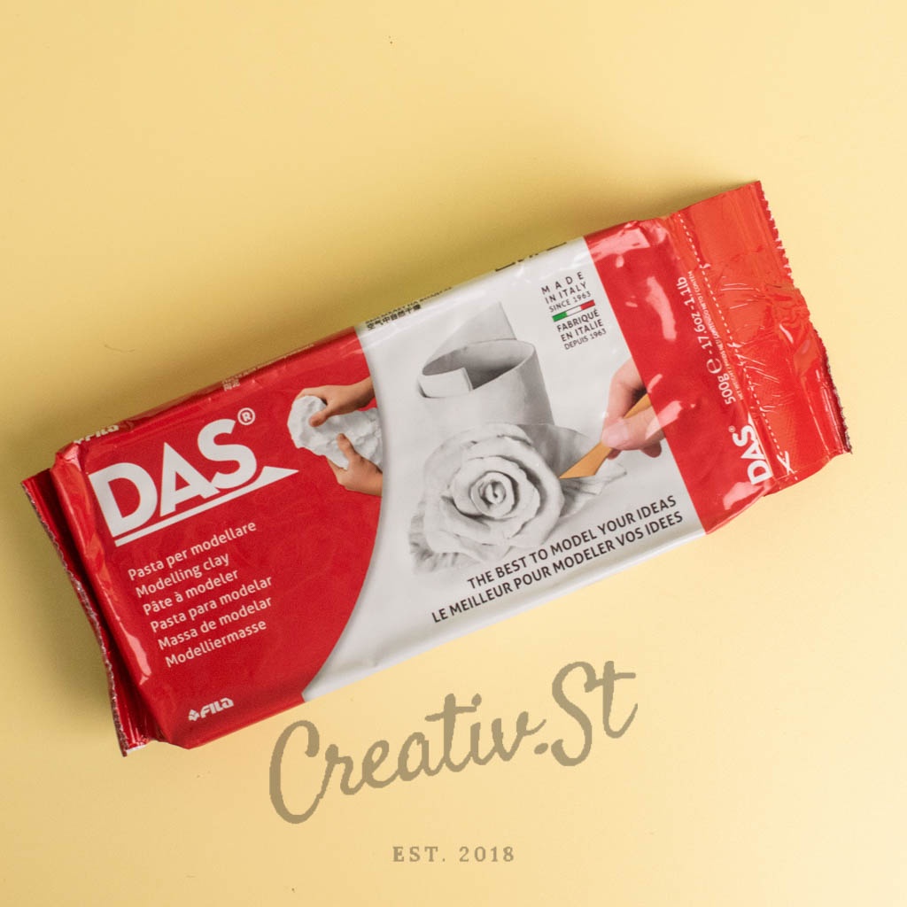 Jual DAS Modelling Clay 500 Gr Tanah Liat Air Dry Kerajinan Sculpting ...