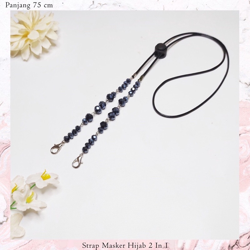 Jual Strap Masker Hijab | Strap Masker 2 in 1 | Kalung Masker Mutia ...