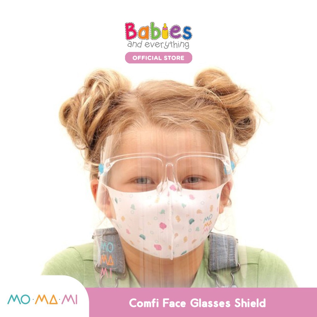 Jual Momami Kids Comfi Face Glasses Shield Anak (Transparan) | Shopee ...