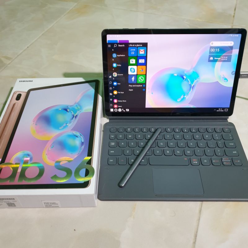 Jual Samsung Galaxy Tab S6 6/128 Ram 6gb Rom 128gb + s pen + smart