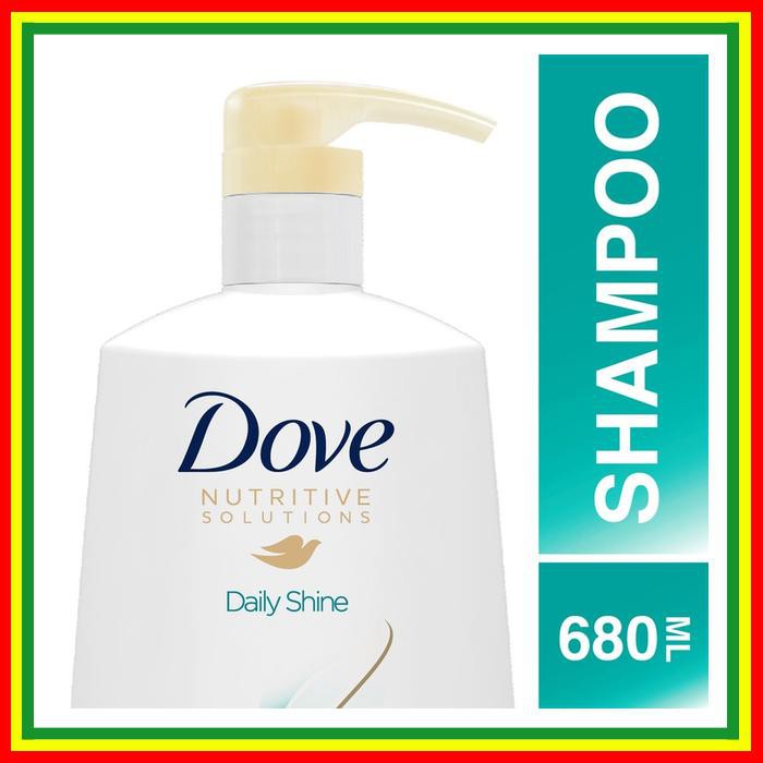 Jual Dove Shampoo Daily Shine 680 Ml Shopee Indonesia 3603