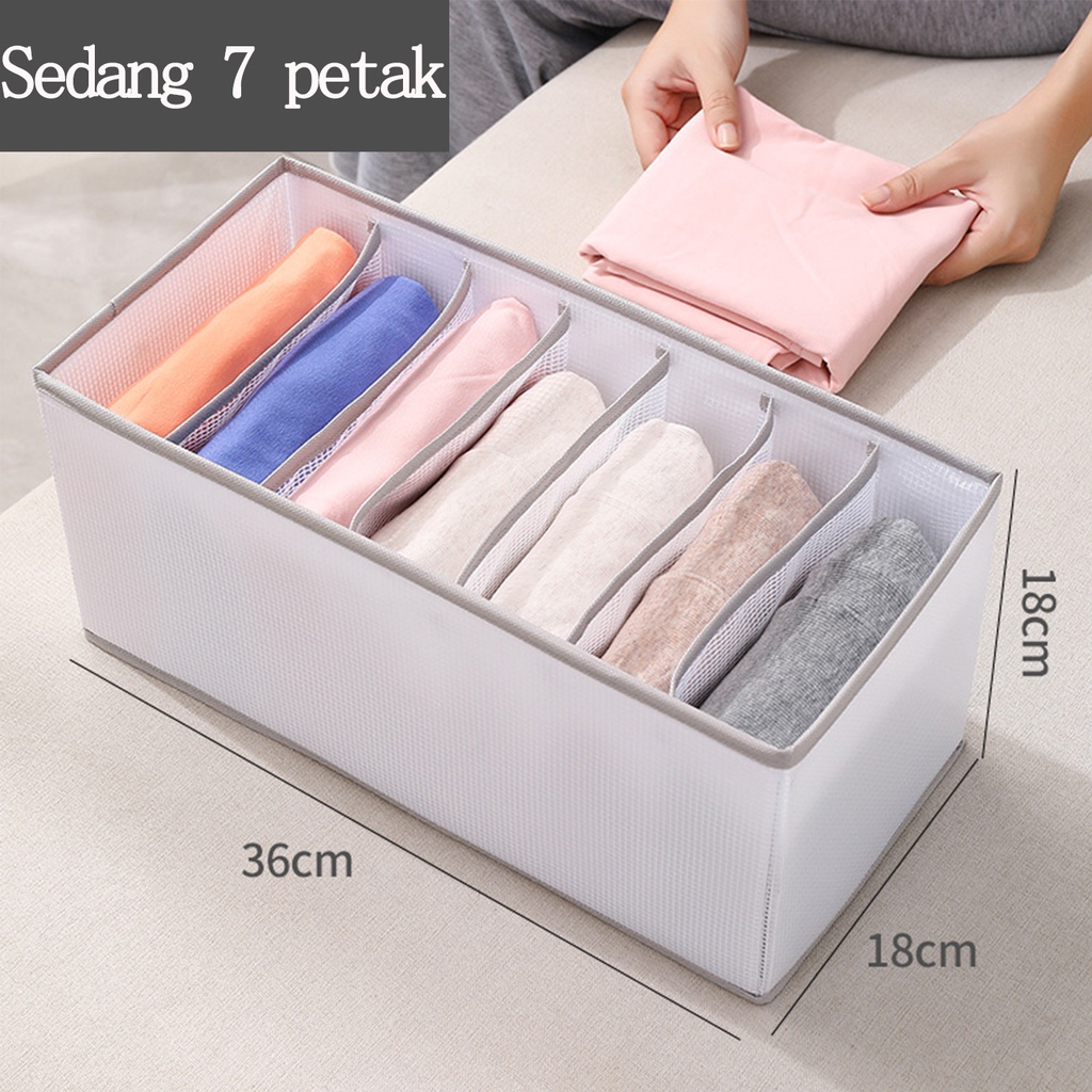 Jual Starlight Tempat Penyimpanan Baju Celana Pembatas Pakaian Organizer Sekat Baju Sekat