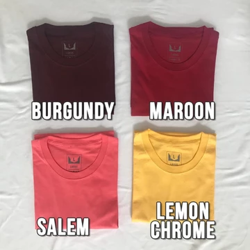 Kaos Polos Lengan Pendek Cotton Combed 30S