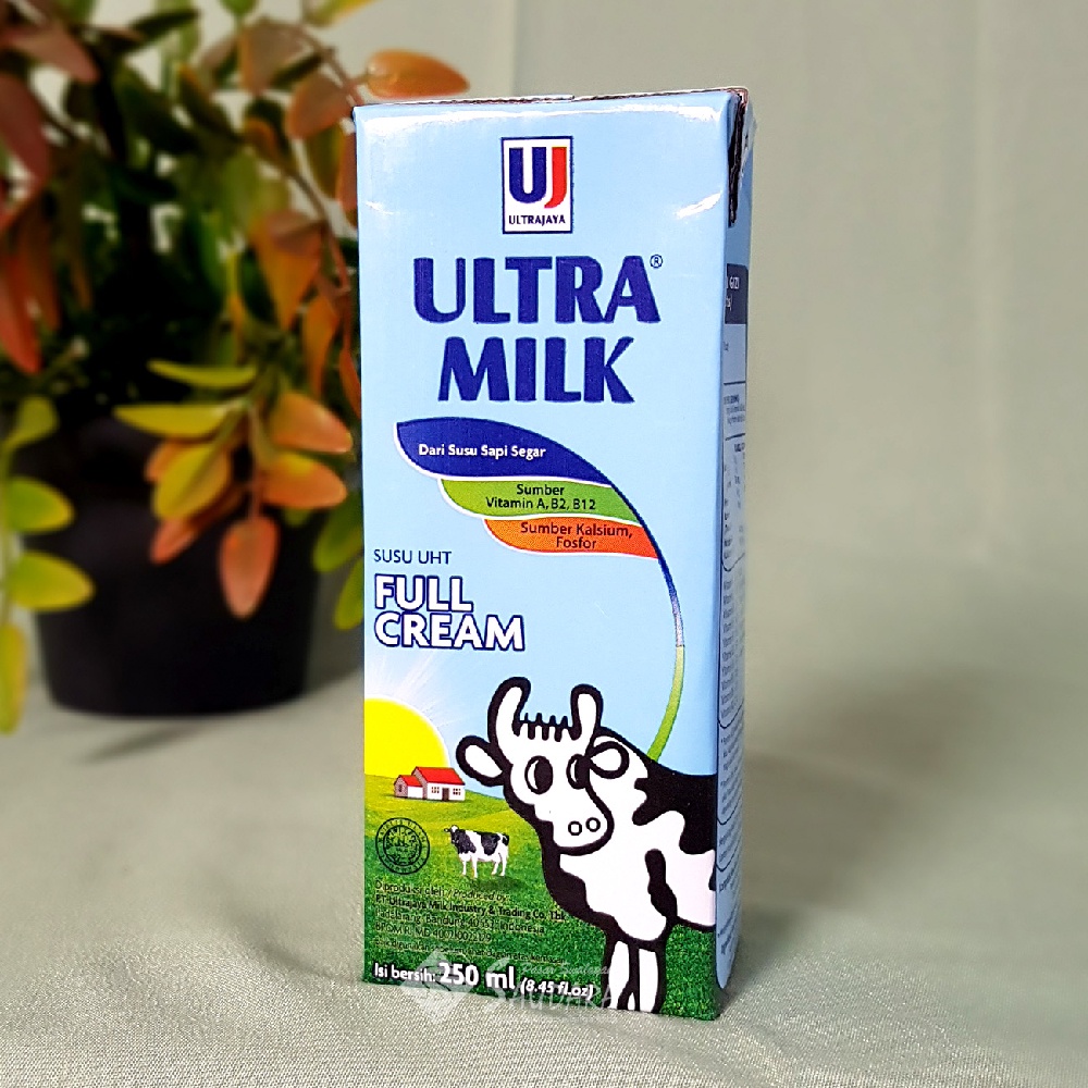 Jual Susu Ultra Milk Uht 250 Ml Plain Susu Rendah Lemak Susu Kotak