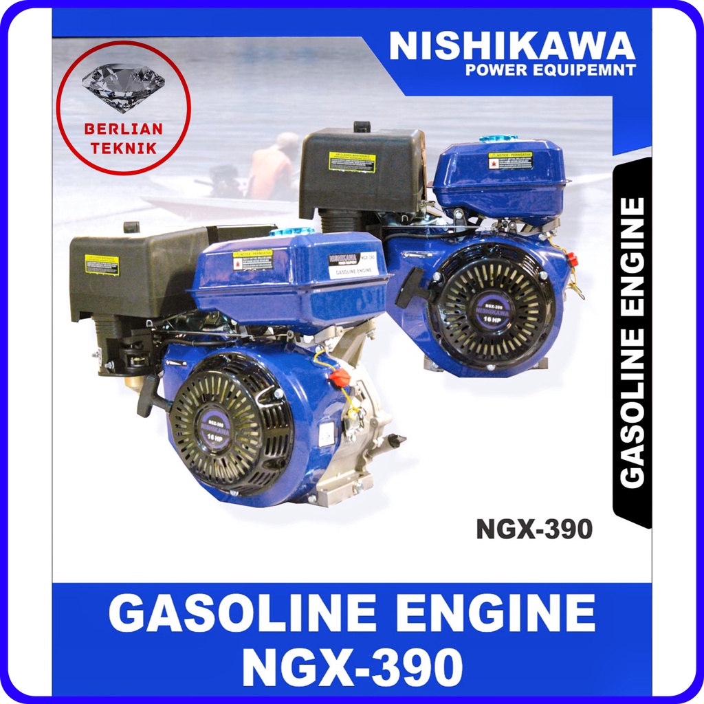 Jual Mesin Penggerak Bensin Engine Gasoline Nishikawa NGX 390 15 HP