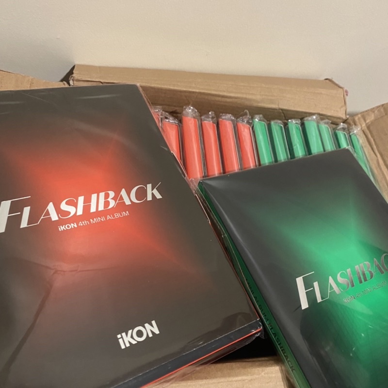 Jual iKON 4th Mini Album Flashback Photobook Ver. Red & Green Sealed ...