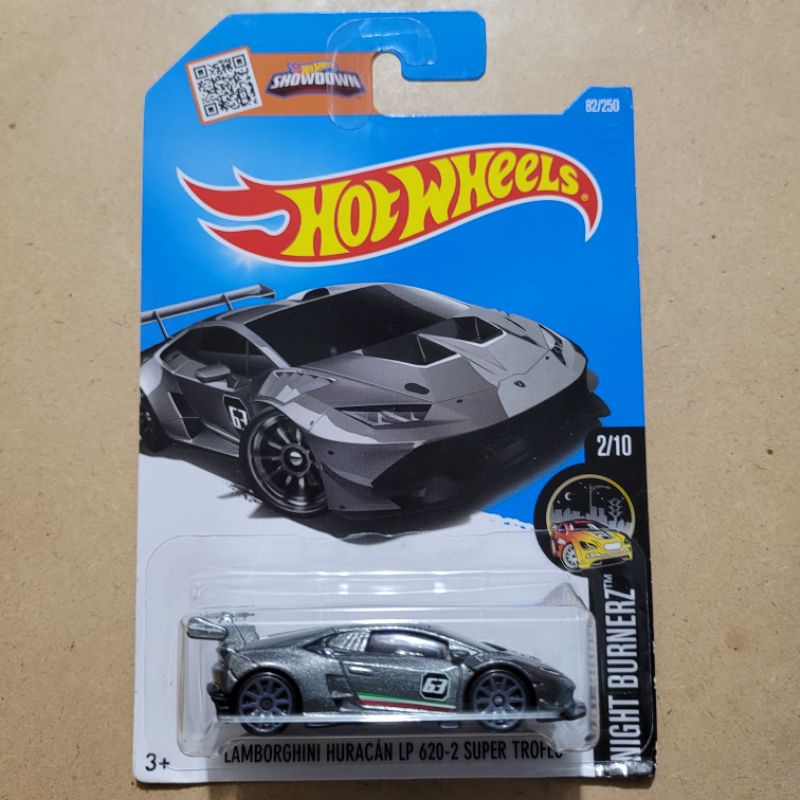 Jual Hot Wheels Kemasan Keruttekuk Lamborghini Huracan Lp 620 2 Super Trofeo Nightburnerz 