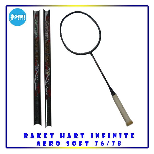 Jual Raket Badminton Raket Bulutangkis Hart Infinite Aero Soft 76 78