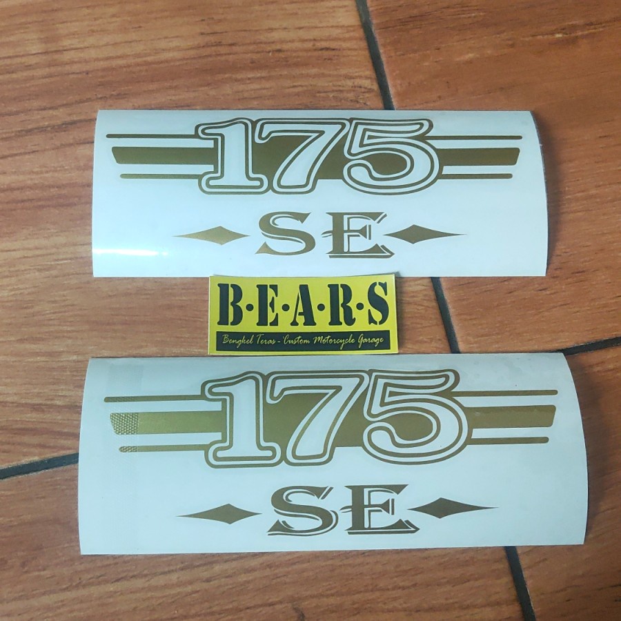 Jual Cutting sticker Body samping Kawasaki W175 Gold | Shopee Indonesia