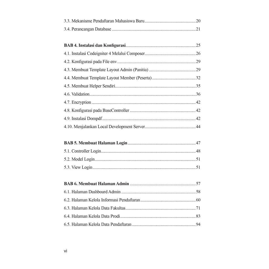 Jual BUKU MENGUASAI CODEIGNITER 4 | KASUS MEMBUAT APLIKASI PMB KAMPUS ...