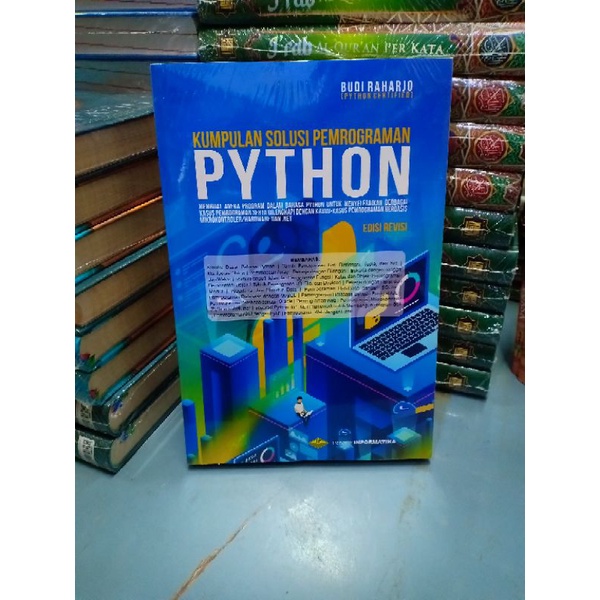 Jual Original Buku Kumpulan Solusi Pemrograman Python By Budi Raharjo Shopee Indonesia 5299