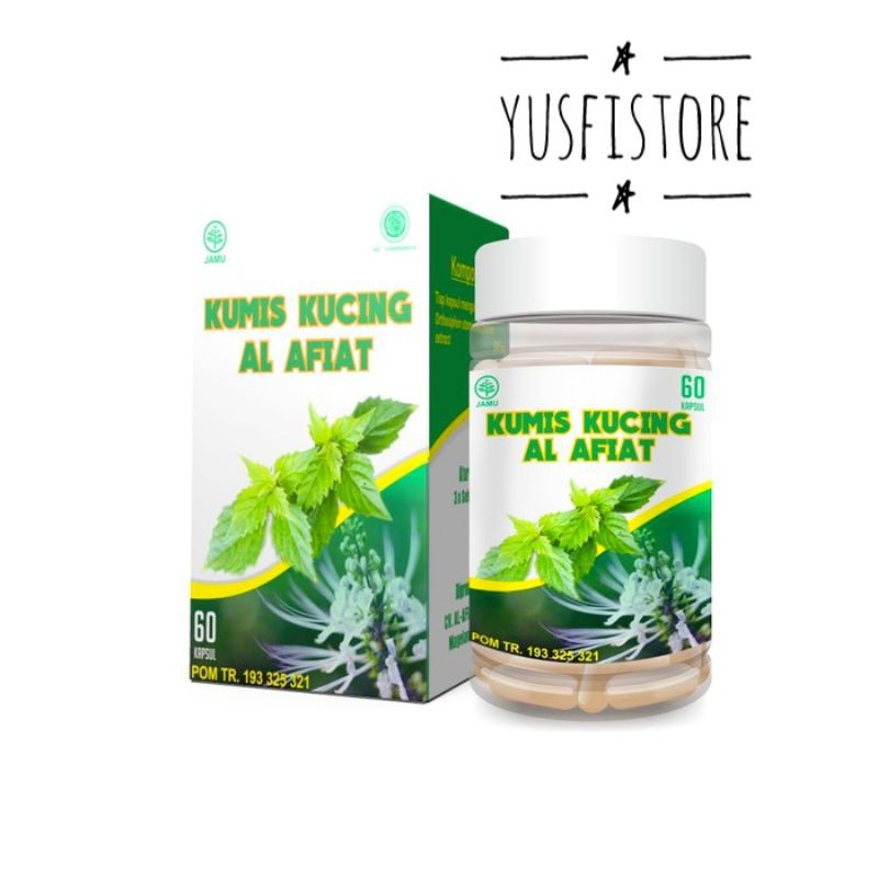 Jual Kumis Kucing Al Afiat 60 Kapsul Memperlancar Buang Air Kecil Obat ...