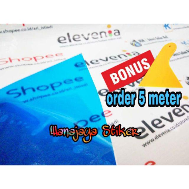 Jual Sticker Skotlet Motor Transparan Bening Glossy Stiker Skotlet