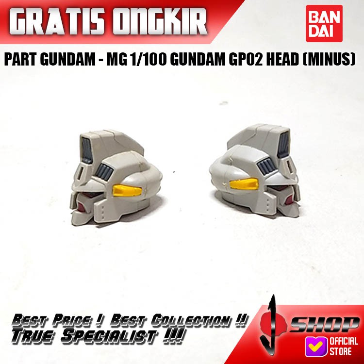 Jual BANDAI MG 1/100 GUNDAM GP02 HEAD (MINUS) 2ND | Shopee Indonesia