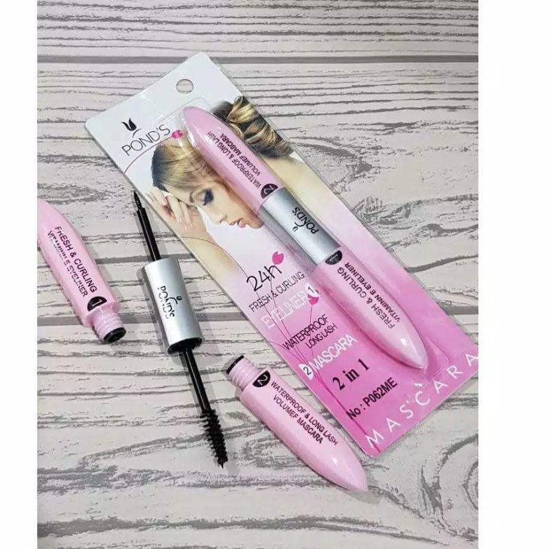 Jual Pond's 2in1 Mascara dan Eyeliner Shopee Indonesia