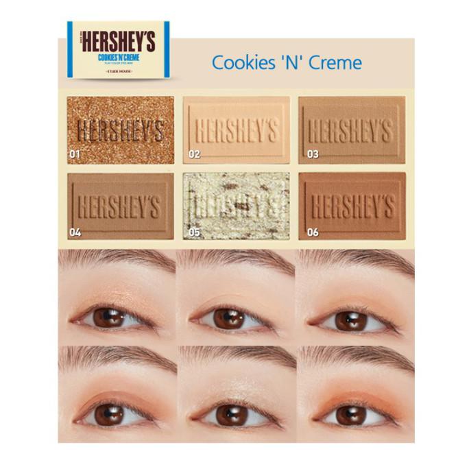 Jual ETUDE HOUSE X HERSHEY'S PLAY COLOR EYES MINI EYESHADOW ORIGINAL COOKIES N CREAM Shopee