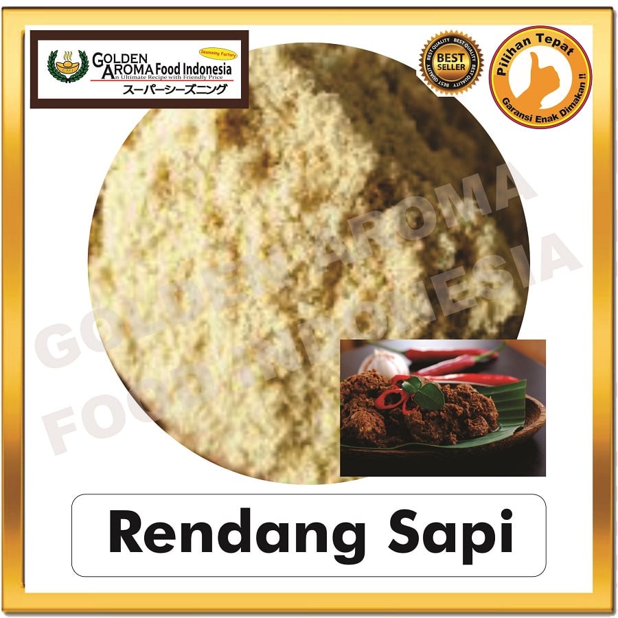 Jual Bumbu Tabur Rasa Rendang Sapi 1kg Jual Bubuk Tabur Sapi Rendang