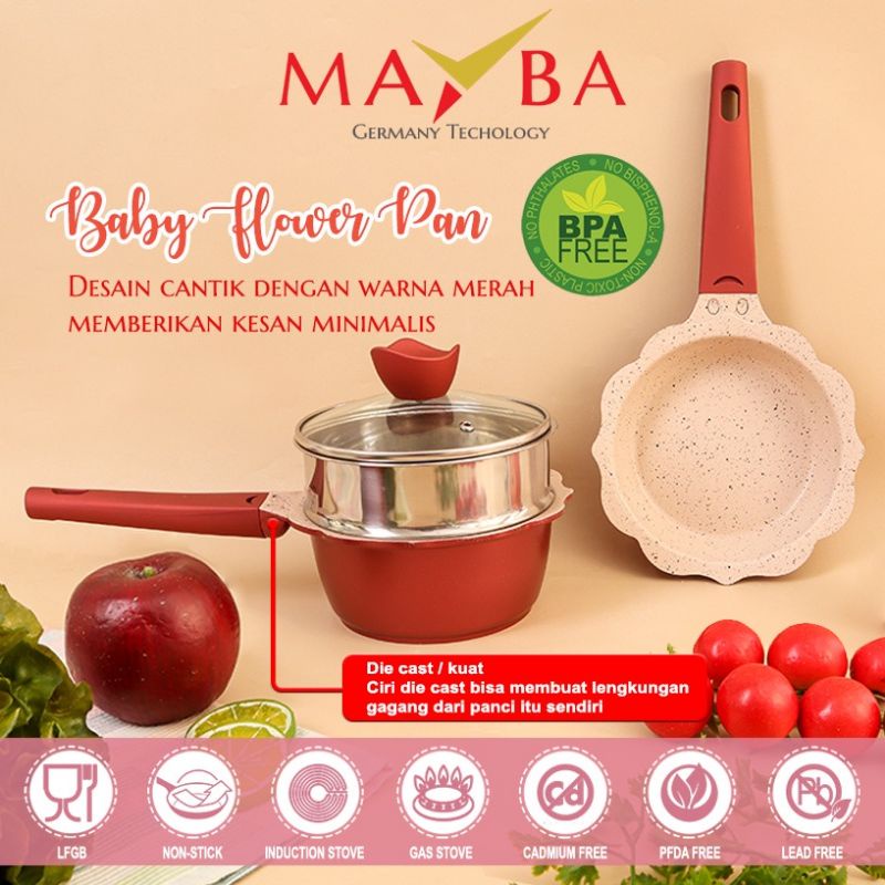 Jual Mayba/Go Happy Baby Set Pan | Shopee Indonesia