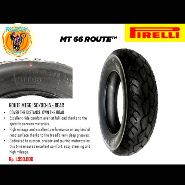 Jual BAN pirelli MT66 Route 150.90-15 | Shopee Indonesia