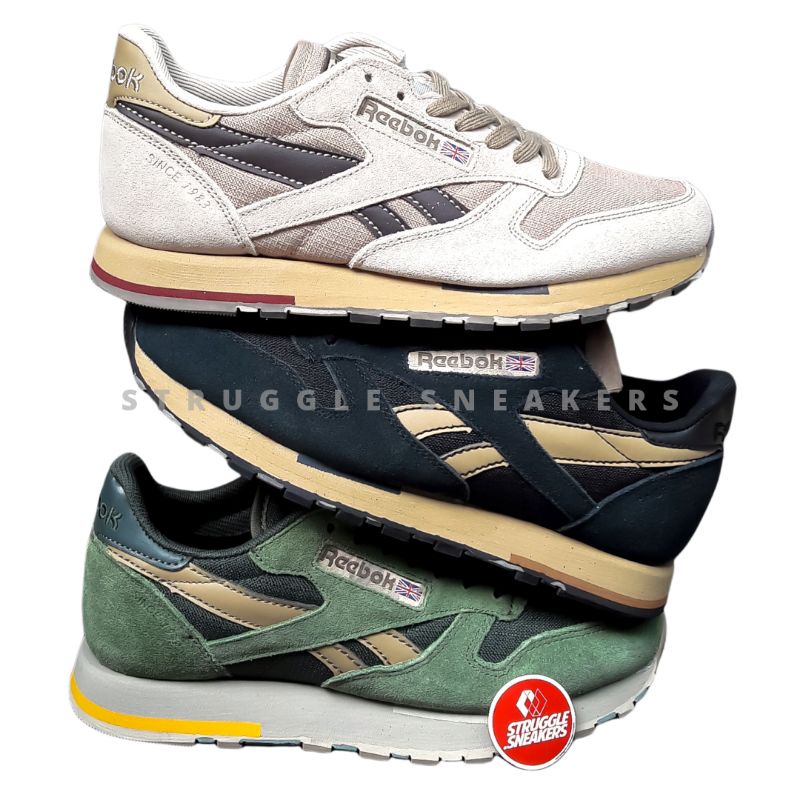 REEBOK CLASSIC LEATHER UTILITY ANNIVERSARY 30TH SEPATU PRIA SNEAKERS