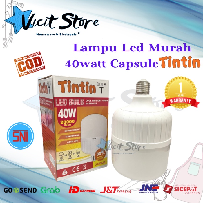 Jual Lampu Led Watt Murah Lampu Led Capsule Watt Murah Meriah Tintin Shopee Indonesia