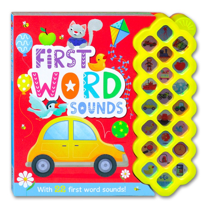 Jual First Word Sounds Board Book With 22 Animal Sounds! Shopee Indonesia