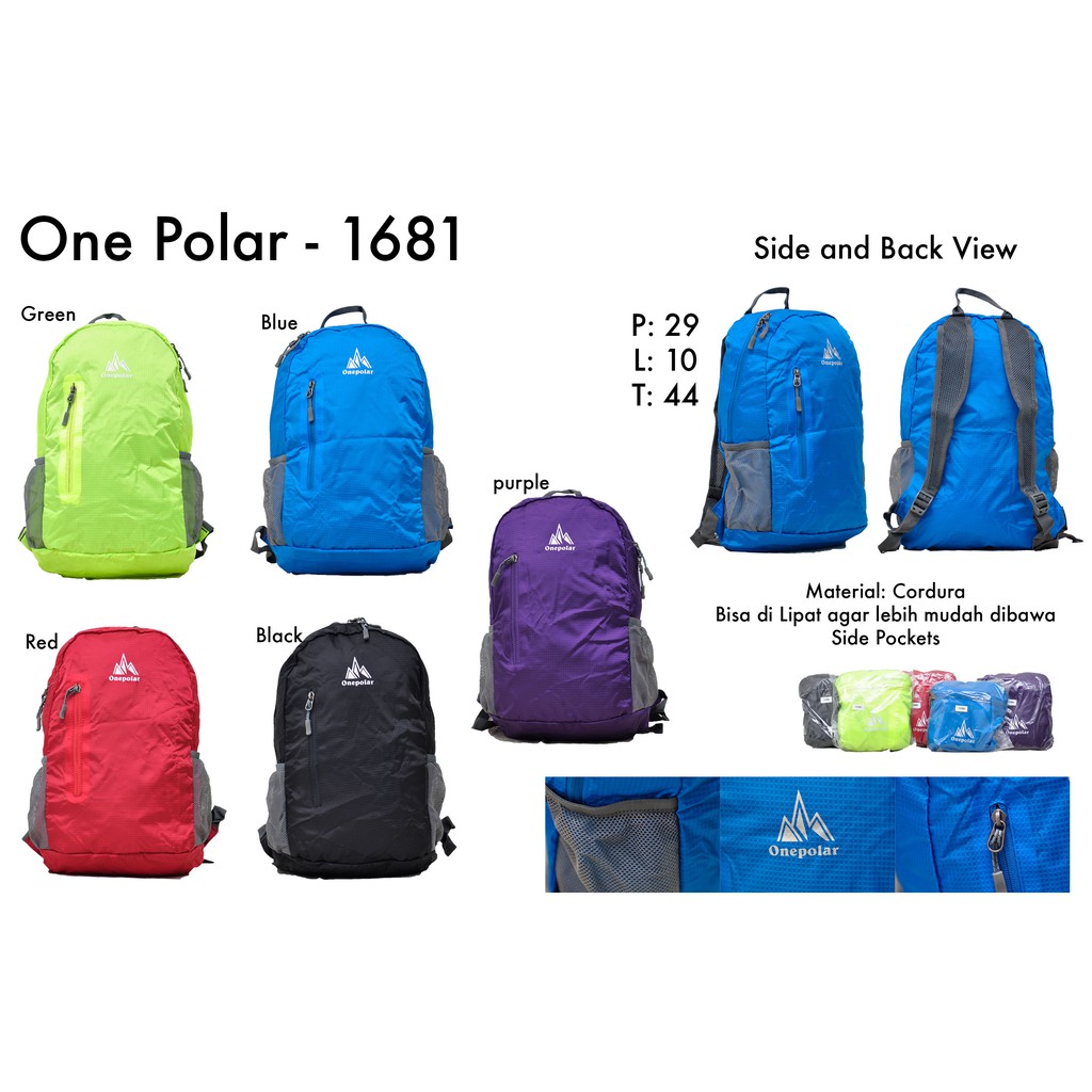 One polar outlet mountaineering backpack