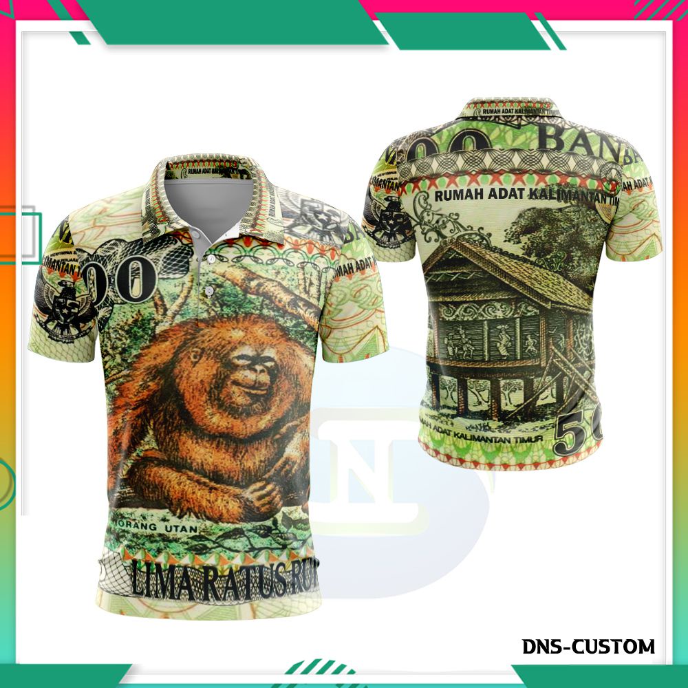 Jual Kaos Jersey Pria Logo Uang Lima Ratus Rupiah Jadul Custom New ...