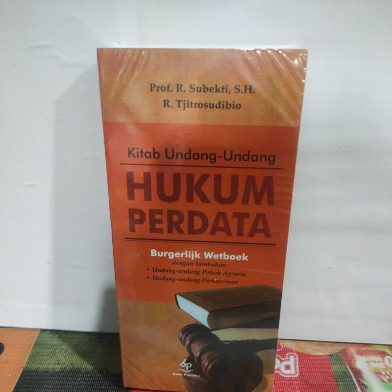 Jual Buku Kitab Undang-Undang Hukum Perdata Burgerlijk Wetboek Oleh ...