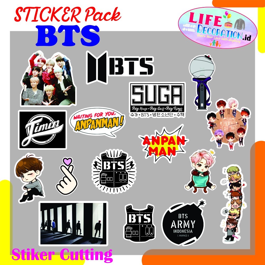 Jual STIKER BTS / STICKER PACK BTS | Shopee Indonesia