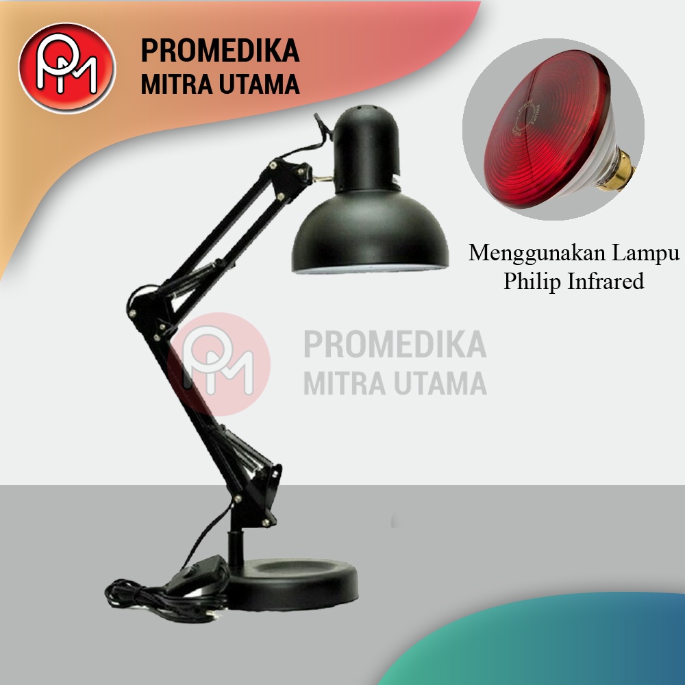 Jual Lampu Medis Infrared (Philips 150W) + Tiang Duduk | Shopee Indonesia