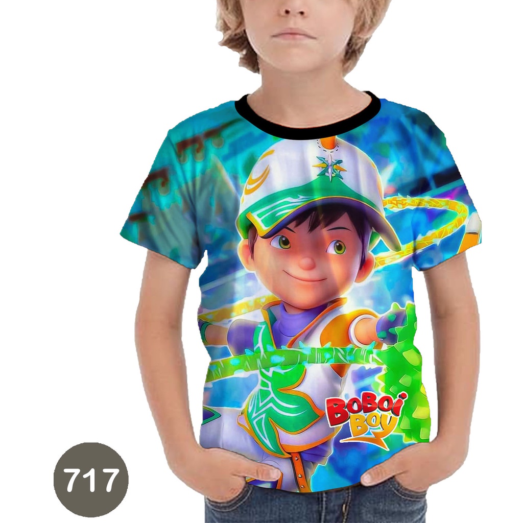 Jual Baju Boboiboy Baju Anak 3D Kartun Animasi #COWO-717 | Shopee Indonesia