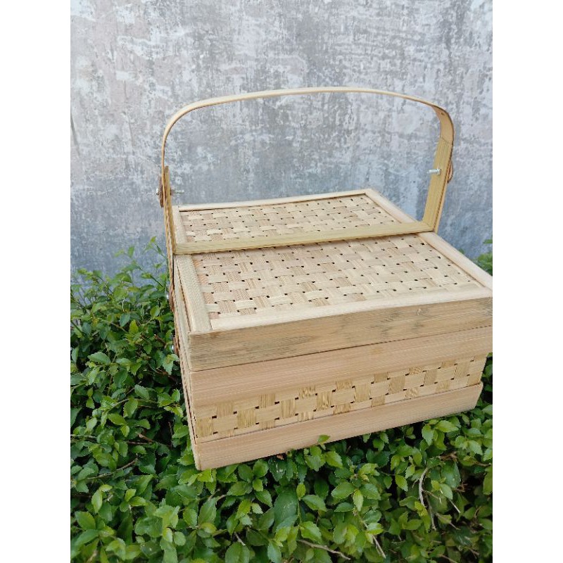 Jual RANTANG BAMBU KOTAK UKURAN 25CMX25CM | Shopee Indonesia
