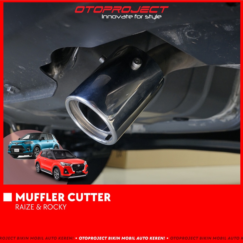 Jual Otoproject Muffler Cutter Raize / Rocky / Veloz / Avanza / Xenia