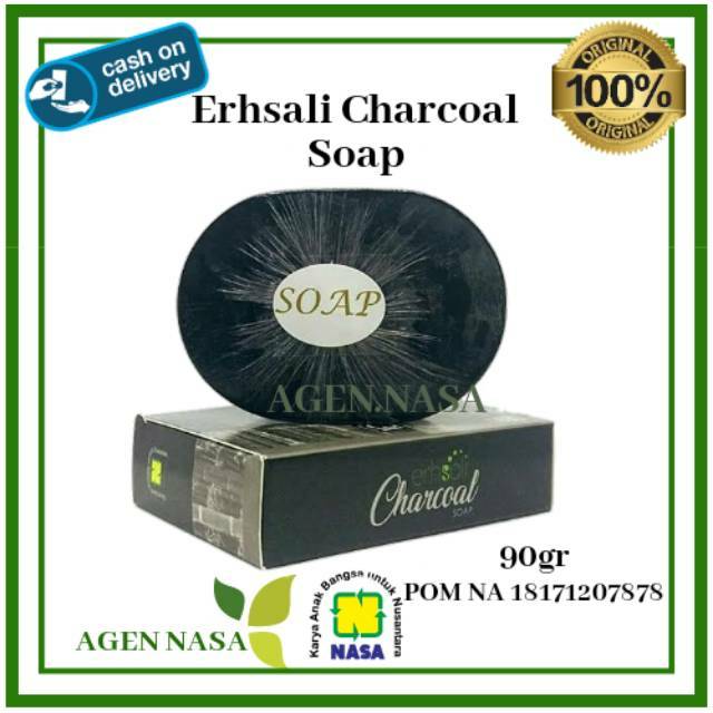 Jual Sabun Untuk Flek Hitam Erhsali Charcoal Soap Original Nasa