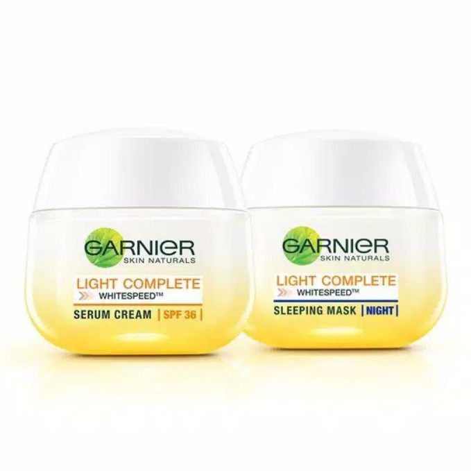 Jual Garnier Light Complete Whitening Serum Day Cream Siang / Night