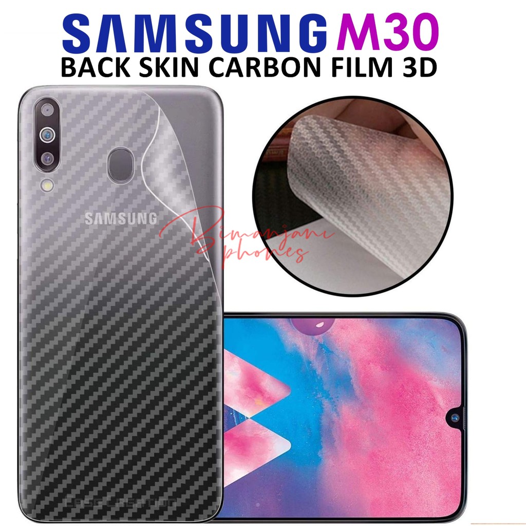 Jual SAMSUNG GALAXY M30 - M30 2019 - Back Skin Carbon Film 3D | Shopee ...