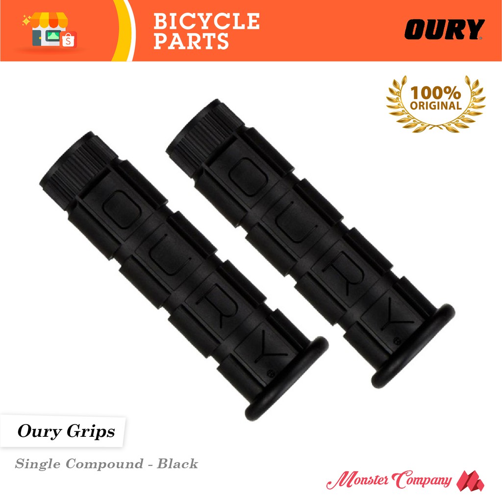 Oury Single Compound Fahrrad-Griffe - Neon Pink, Für MTB & BMX