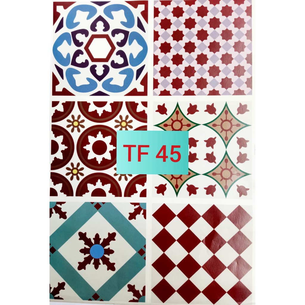 Jual STICKER TEGEL KITCHEN / STIKER LANTAI DINDING KERAMIK DAPUR