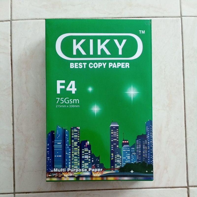 Jual KERTAS HVS F4 KIKY 75Gsm | Shopee Indonesia