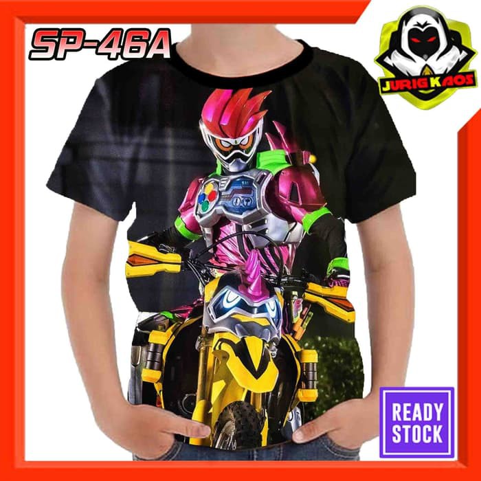 Jual Kaos Kamen Rider Ex-aid Bermotor Karakter Tokusatsu Serial Anak ...