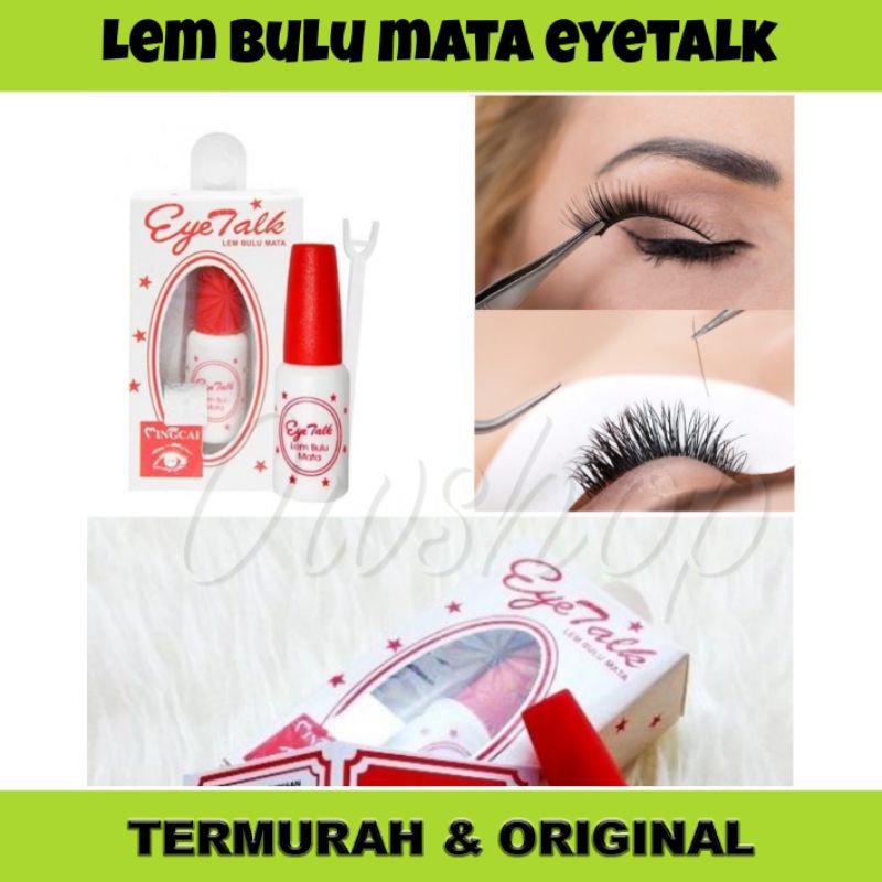 Jual Lem Bulu Mata Eyetalk Lem Perekat Bulu Mata Lem Bulu Mata Tahan