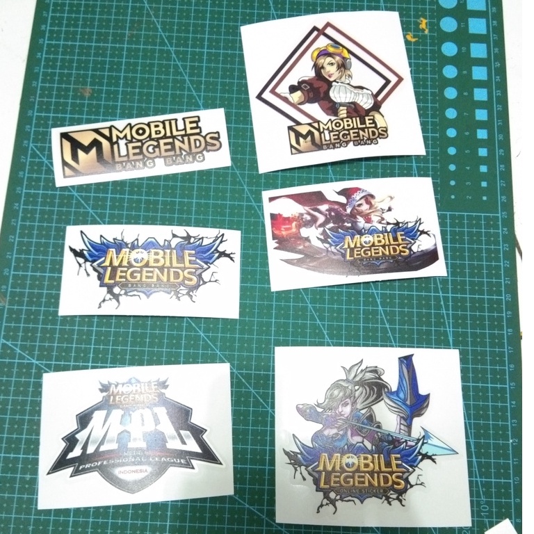 Jual Stiker Mobile Legends Bahan Terbaru (bukan Vinly Biasa) | Shopee ...