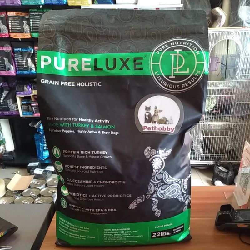 Jual Dog Food Pureluxe for Indoor Puppy, ,Highly Active And Show Dog 22
