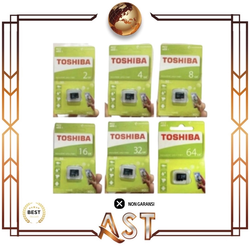 Jual Memori Toshiba Mmc 2GB 4GB 8GB 16GB 32GB 64GB Kartu Memory Micro