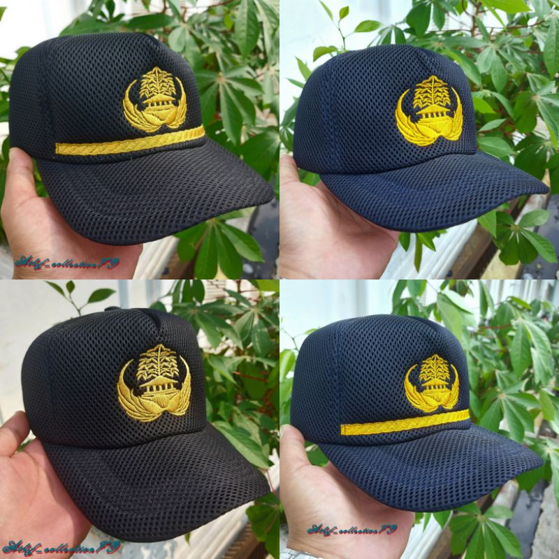 Jual Topi Korpri Topi Asn Topi Pns Topi Abdi Negara Topi Jaring Double Mess Shopee Indonesia