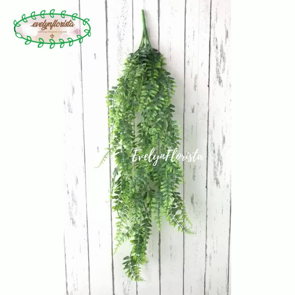 Jual Daun Hias Juntai Pakis Kelabang Artificial Tanaman Rambat Gantung ...