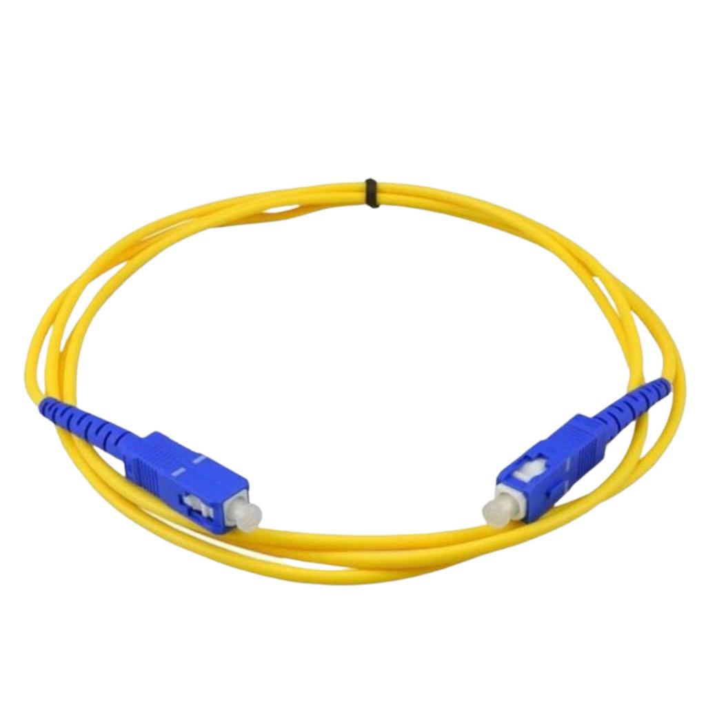 Jual Patchcore 1 Meter SC UPC Kabel Patchcord Fiber Optic FTTH Single ...
